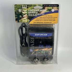 Dare Enforcer DE20 Ultra Low Impedance 110V Plug-In Electric Fence Energizer